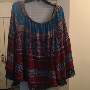 Plus size blouse.